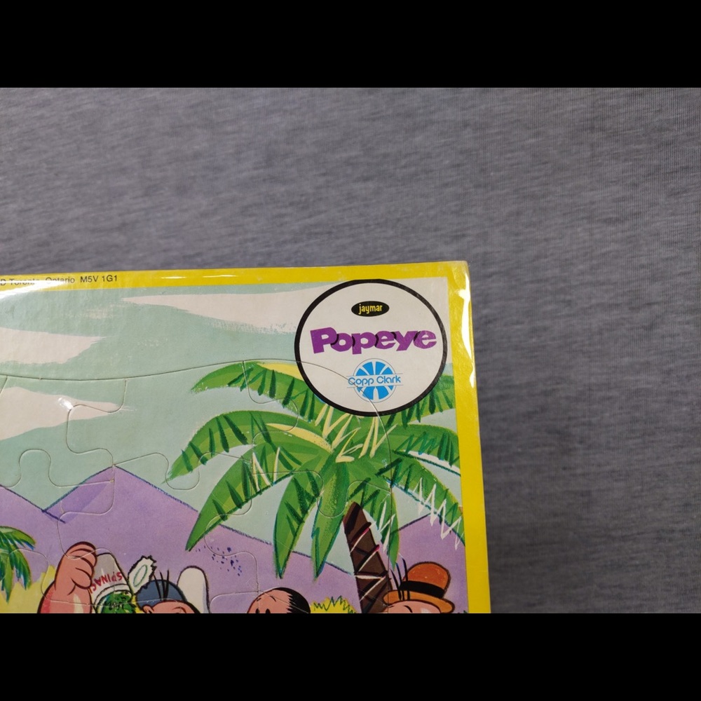 👯‍♀️Host Pick⚡️ Vintage 🇨🇦 Popeye ‘Hold that Tiger’ Puzzle - Picture 2 of 7